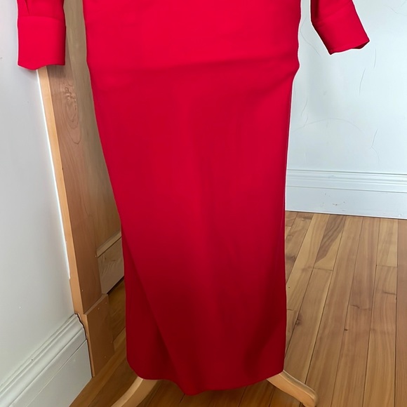 🎉 HOST PICK 🎉  Vintage Malcolm Pearce/Holt Renfrew Long Red Gown, Size 6 🇨🇦 - Picture 4 of 15